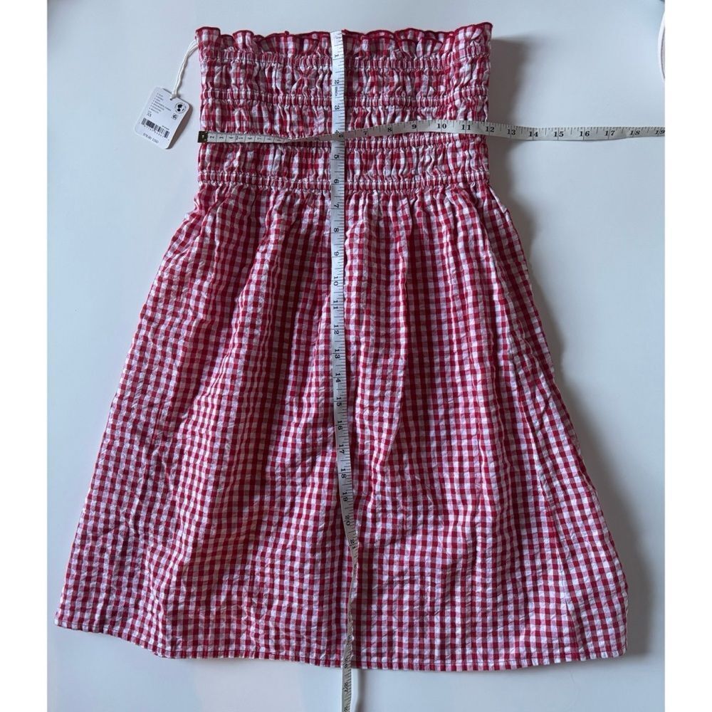 Free People One Sunni Convertible Skirt in Red/White Size XS ~ NWT - Picture 5 of 8